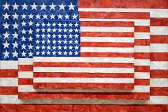 43 Three Flags - Jasper Johns 1958 Whitney Museum Of American Art New York City.jpg